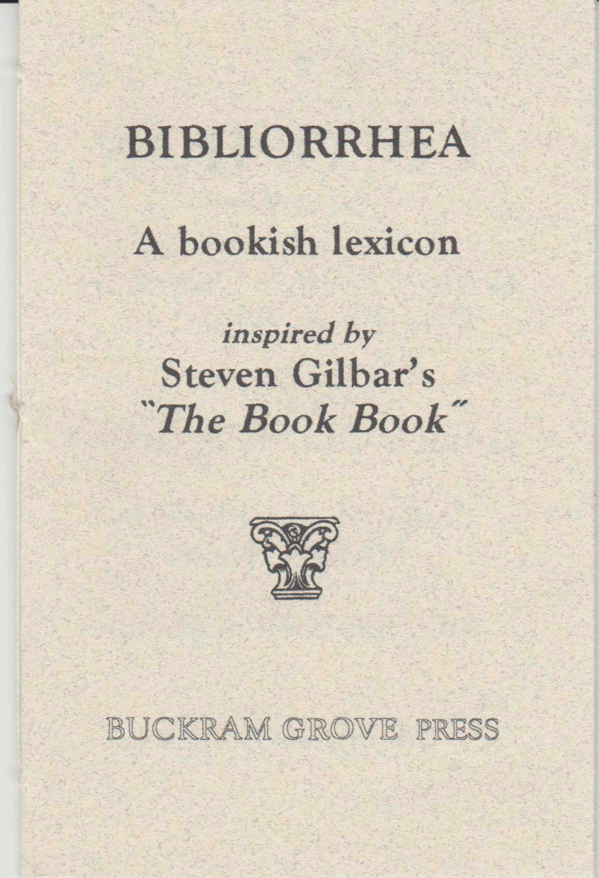 Bibliorrhea